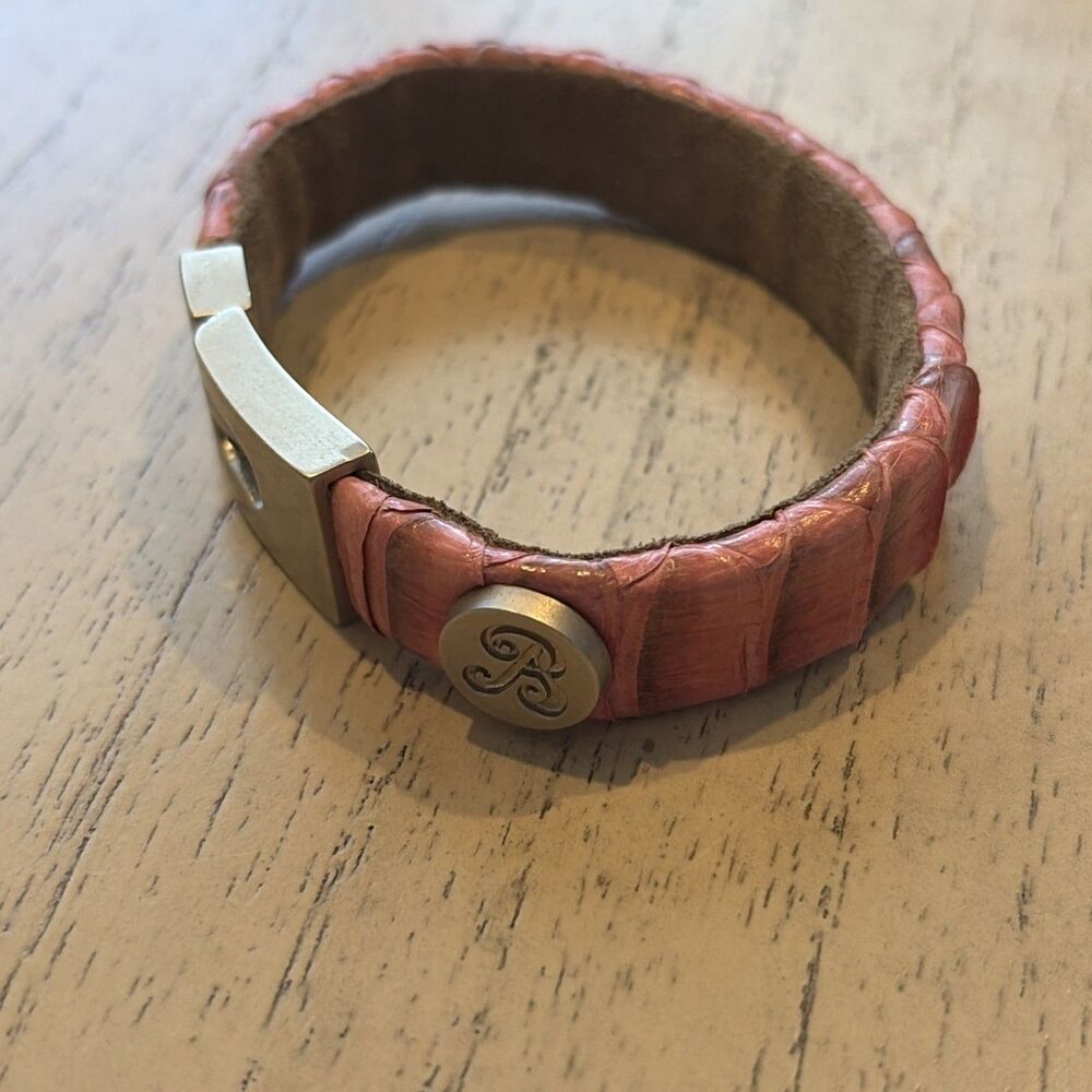 Brighton Pink Bracelet w/Silver Clasp